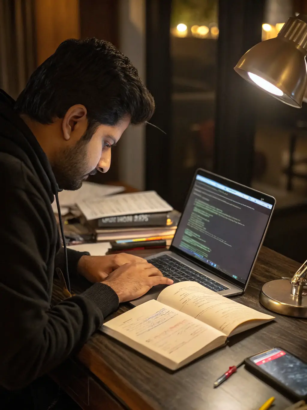 A close-up shot of a student successfully deploying a web application, showcasing the practical skills learned at WebAcademy.